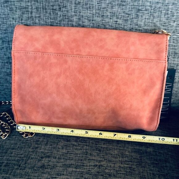 NWT Violet Ray Gold Chain Crossbody Bag Purse - Picture 4 of 6